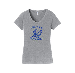 Silverwood Elementary Spirit Wear 2024-25 On Demand Store-Womens Fan Favorite V-Neck Tee On-Demand