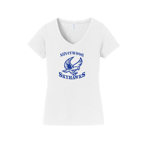 Silverwood Elementary Spirit Wear 2024-25 On Demand Store-Womens Fan Favorite V-Neck Tee On-Demand