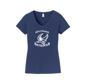 Silverwood Elementary Spirit Wear 2024-25 On Demand Store-Womens Fan Favorite V-Neck Tee On-Demand