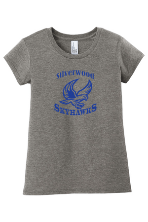 Silverwood Elementary Spirit Wear 2024-25 On Demand Store-Girls Youth Premium Tee On-Demand