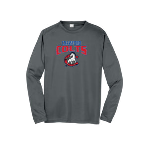 Crawford High School PE Uniforms 2024-25 On-Demand store-Adult Unisex Dri-Fit Long Sleeve Tee On-Demand_1