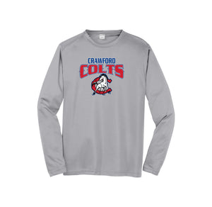 Crawford High School PE Uniforms 2024-25 On-Demand store-Adult Unisex Dri-Fit Long Sleeve Tee On-Demand_1