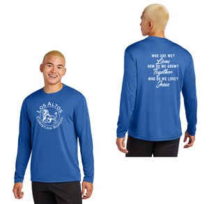 Los Altos Christian School Spirit Wear 2024-25 On Demand Store-Adult Unisex Dri-Fit Long Sleeve Tee