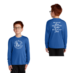 Los Altos Christian School Spirit Wear 2024-25 On Demand Store-Youth Unisex Dri-Fit Long Sleeve Tee