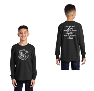 Los Altos Christian School Spirit Wear 2024-25 On Demand Store-Youth Unisex Port & Co Long Sleeve Shirt