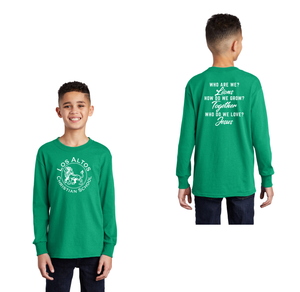 Los Altos Christian School Spirit Wear 2024-25 On Demand Store-Youth Unisex Port & Co Long Sleeve Shirt