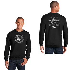 Los Altos Christian School Spirit Wear 2024-25 On Demand Store-Adult Unisex Crewneck Sweatshirt