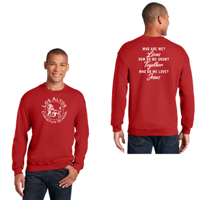 Los Altos Christian School Spirit Wear 2024-25 On Demand Store-Adult Unisex Crewneck Sweatshirt