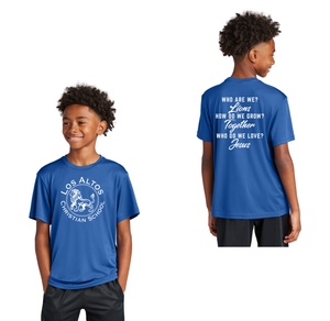 Los Altos Christian School Spirit Wear 2024-25 On Demand Store-Youth Unisex Dri-Fit Shirt