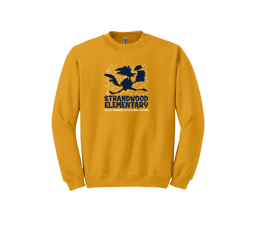 Strandwood Elementary Spirit Wear 2024/25 On Demand Store-Adult Unisex Crewneck Sweatshirt On-Demand