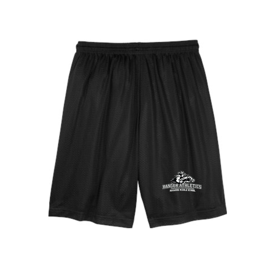 Navarro Middle School PE Uniforms 2024-25 On Demand Store-Youth Sport-Tek PosiCharge Classic Mesh Short On-Demand