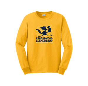 Strandwood Elementary Spirit Wear 2024/25 On Demand Store-Adult Unisex Long Sleeve Tee On-Demand