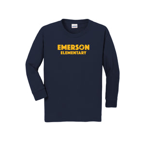 Emerson Stars Spirit Wear 2024-25 On Demand Store-Youth Unisex Long Sleeve Tee On-Demand