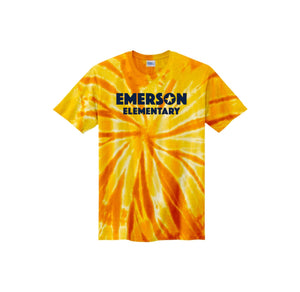 Emerson Stars Spirit Wear 2024-25 On Demand Store-Youth Unisex Tie-Dye Shirt On-Demand