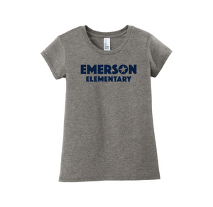 Emerson Stars Spirit Wear 2024-25 On Demand Store-Girls Youth Premium Tee On-Demand