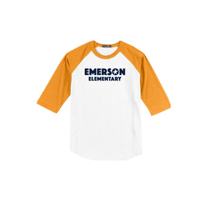 Emerson Stars Spirit Wear 2024-25 On Demand Store-Adult Unisex Baseball Tee On-Demand