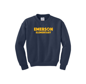 Emerson Stars Spirit Wear 2024-25 On Demand Store-Youth Unisex Crewneck Sweatshirt On-Demand