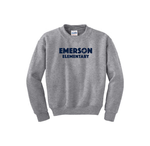 Emerson Stars Spirit Wear 2024-25 On Demand Store-Youth Unisex Crewneck Sweatshirt On-Demand