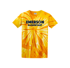 Emerson Stars Spirit Wear 2024-25 On Demand Store-Adult Unisex Tie-Dye Shirt On-Demand