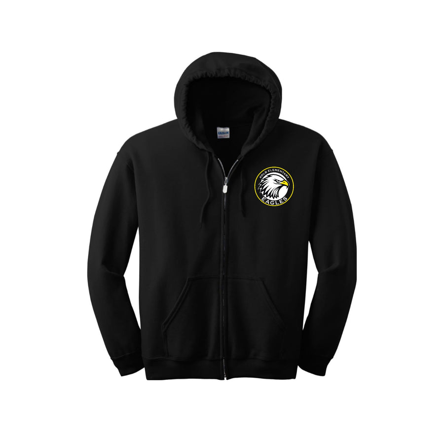 Kolb Elementary Spirit Wear 2024-25 On Demand Store-Adult Unisex Full-Zip Hooded Sweatshirt On-Demand