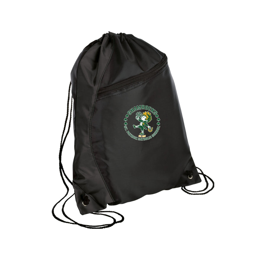 St. Patrick Catholic School-Port Authority Colorblock Cinch Pack On-Demand Circle