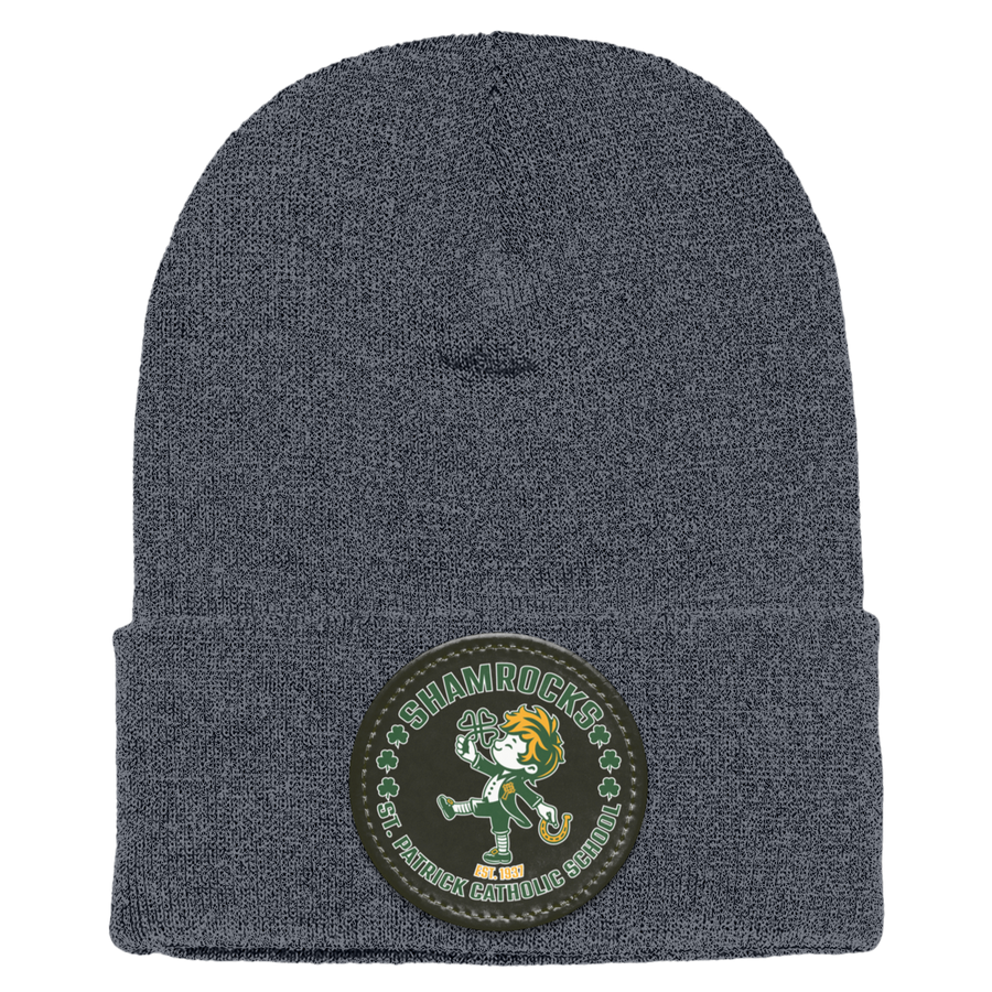 St. Patrick Catholic School-1501 Yupoong Adult Cuffed Knit Beanie Circle