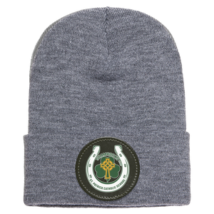 St. Patrick Catholic School-1501 Yupoong Adult Cuffed Knit Beanie Horseshoe