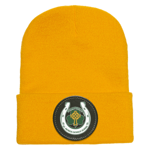 St. Patrick Catholic School-1501 Yupoong Adult Cuffed Knit Beanie Horseshoe