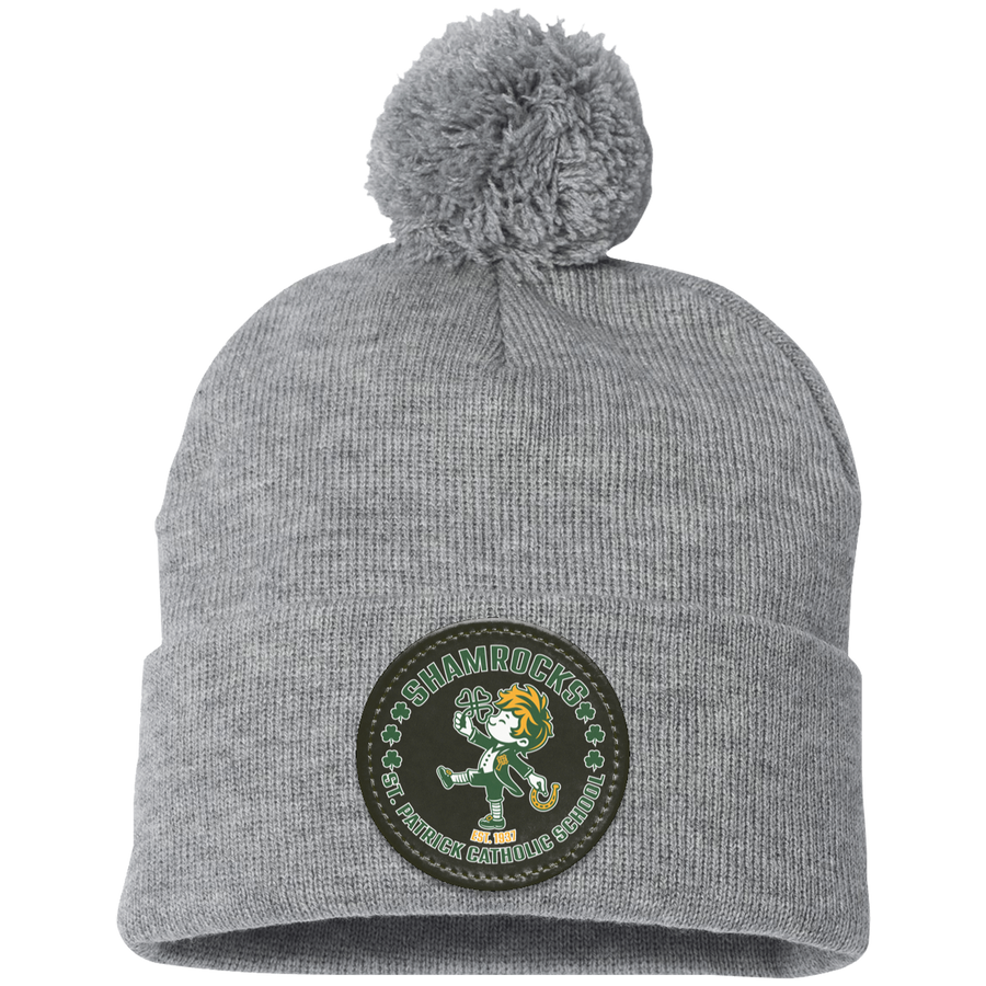 St. Patrick Catholic School-SP15 Pom Pom Knit Cap Circle