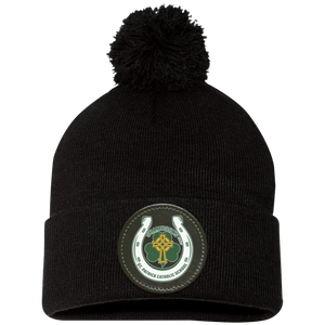 St. Patrick Catholic School-SP15 Pom Pom Knit Cap Horseshoe