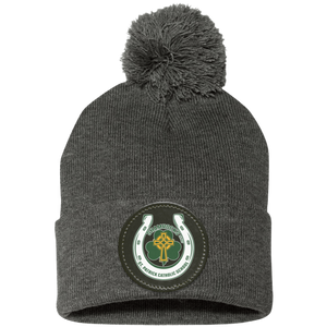 St. Patrick Catholic School-SP15 Pom Pom Knit Cap Horseshoe