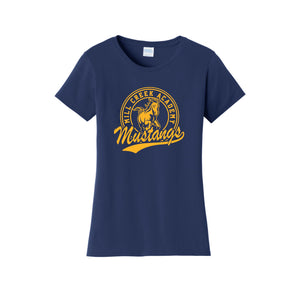 Mill Creek Academy Spirit Wear 2024-25 On-Demand-Womens Fan Favorite Tee On-Demand Round Logo