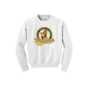 Mill Creek Academy Spirit Wear 2024-25 On-Demand-Youth Unisex Crewneck Sweatshirt On-Demand Round Logo