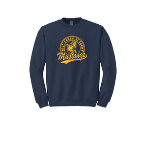 Mill Creek Academy Spirit Wear 2024-25 On-Demand-Adult Unisex Crewneck Sweatshirt On-Demand Round Logo