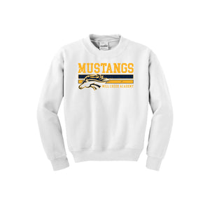 Mill Creek Academy Spirit Wear 2024-25 On-Demand-Youth Unisex Crewneck Sweatshirt On-Demand Stripe Logo