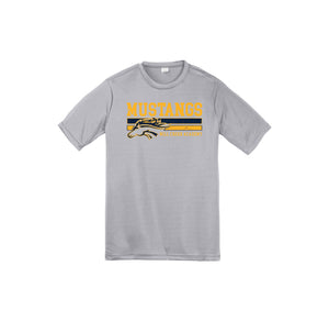 Mill Creek Academy Spirit Wear 2024-25 On-Demand-Youth Unisex Dri-Fit Shirt On-Demand Stripe Logo