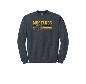 Mill Creek Academy Spirit Wear 2024-25 On-Demand-Adult Unisex Crewneck Sweatshirt On-Demand Stripe Logo