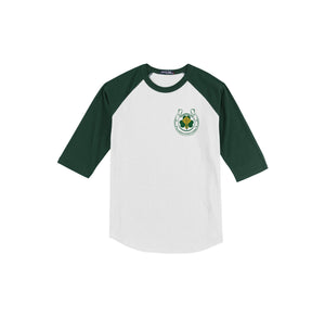 St. Patrick Catholic School-Youth Unisex Baseball Tee On-Demand Horseshoe