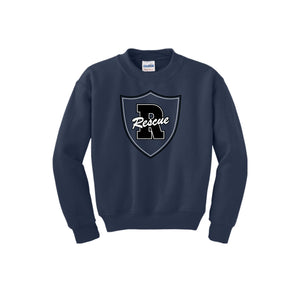 Rescue Elementary Spirit Wear 2024/25 On-Demand-Youth Unisex Crewneck Sweatshirt On-Demand Shield Logo