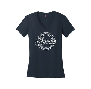 Rescue Elementary Spirit Wear 2024/25 On-Demand-District Womens Perfect Weight V-Neck Tee On-Demand Circle Logo