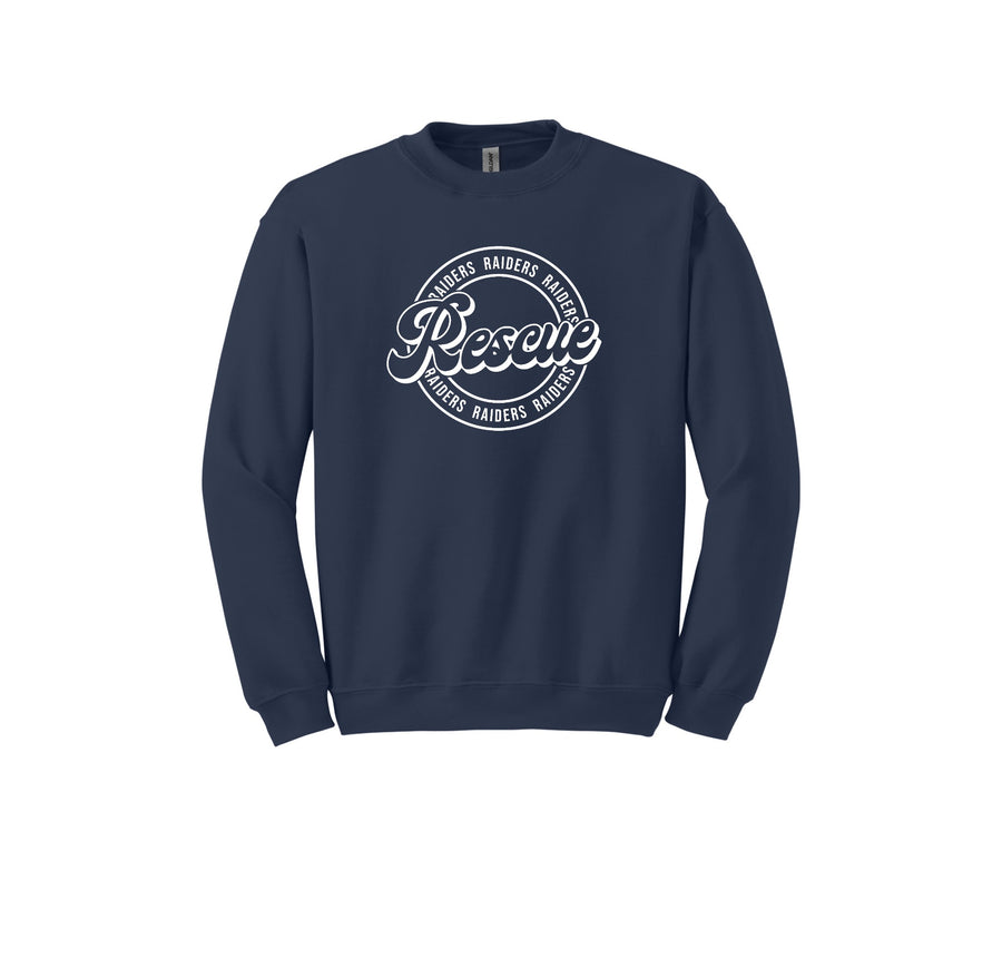 Rescue Elementary Spirit Wear 2024/25 On-Demand-Adult Unisex Crewneck Sweatshirt On-Demand Circle Logo