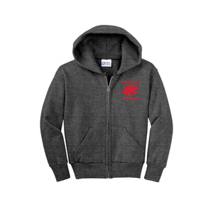 Schimelpfenig Spirit Wear 2024-25 On-Demand-Youth Unisex Full-Zip Hooded Sweatshirt On-Demand