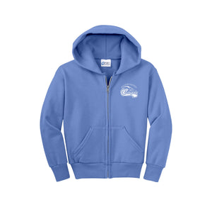 Campus Canyon-Youth Unisex Full-Zip Hooded Sweatshirt On-Demand