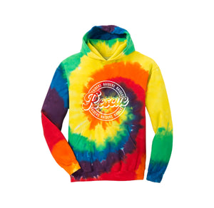 Rescue Elementary Spirit Wear 2024/25 On-Demand-Youth Unisex Tie-Dye Hoodie On-Demand Circle Logo