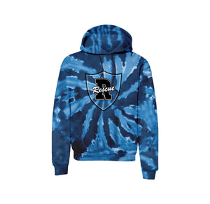 Rescue Elementary Spirit Wear 2024/25 On-Demand-Adult Unisex Tie-Dye Hoodie On-Demand Shield Logo