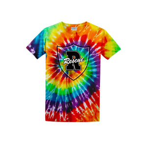 Rescue Elementary Spirit Wear 2024/25 On-Demand-Adult Unisex Tie-Dye Shirt On-Demand Shield Logo