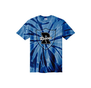 Rescue Elementary Spirit Wear 2024/25 On-Demand-Youth Unisex Tie-Dye Shirt On-Demand Shield Logo