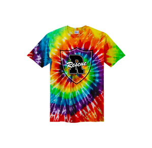 Rescue Elementary Spirit Wear 2024/25 On-Demand-Youth Unisex Tie-Dye Shirt On-Demand Shield Logo