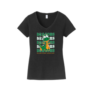 Dillard Street Elementary Spirit Wear 2024-25 On-Demand-Women's Fan Favorite V-Neck Tee On-Demand