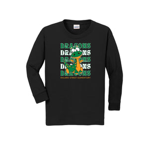 Dillard Street Elementary Spirit Wear 2024-25 On-Demand-Youth Unisex Long Sleeve Tee On-Demand